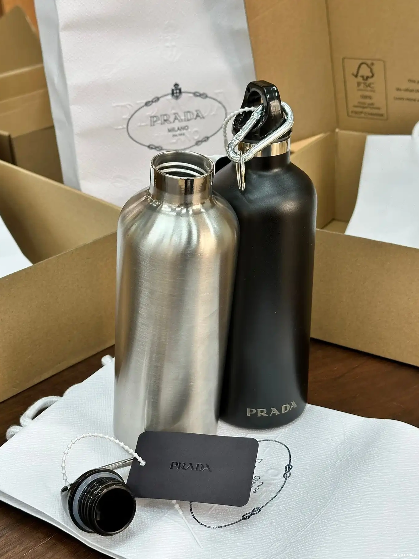 PRADA BOTTLE STAINLESS STEEL 0626
